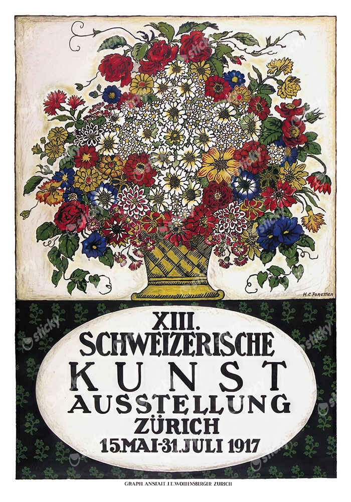 Πόστερ 1917 13TH SWISS ART EXHIBITION