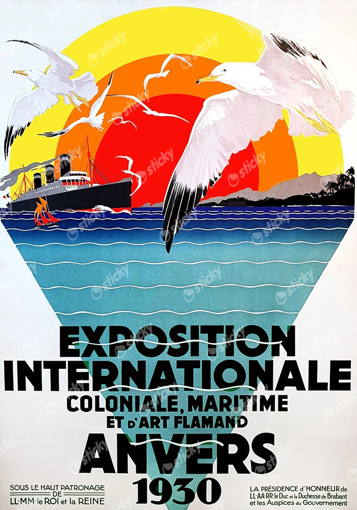 Πόστερ 1930 EXPOSITION INTERNATIONALE COLONIALE
