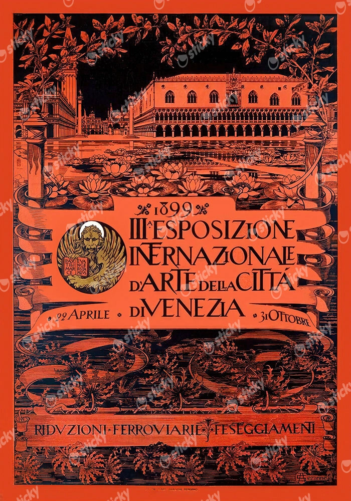 Πόστερ 1899 III INTERNATIONAL ART EXHIBITION OF THE CITY OF VENICE