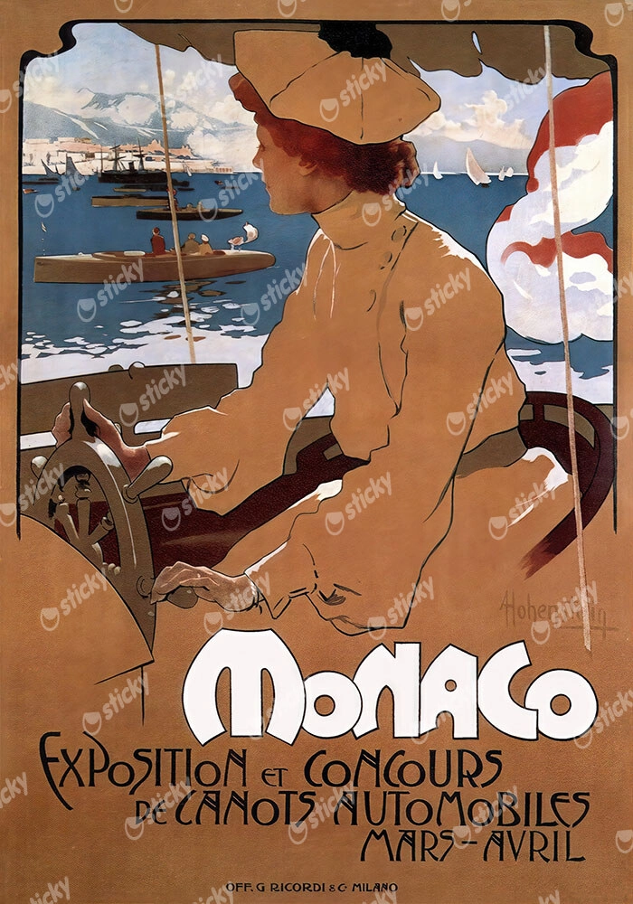 Πόστερ 1900 MOTORBOAT EXHIBITION