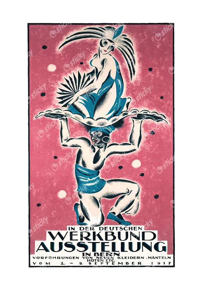 Πόστερ 1917 IN DER DEUTSCHEN WERKBUND AUSSTELLUNG