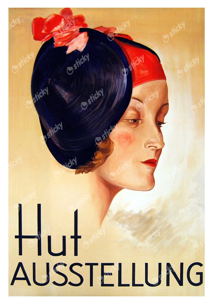 Πόστερ 1925 HAT EXHIBITION