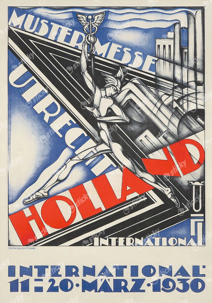 Πόστερ 1930 UTRECHT INDUSTRIES FAIR
