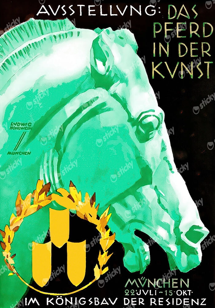 Πόστερ 1936 THE HORSE IN ART