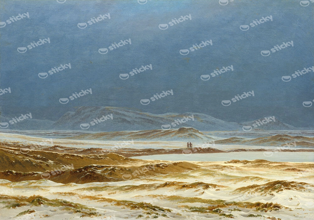 Πινακας σε καμβά CASPAR DAVID FRIEDRICH - NORTHERN LANDSCAPE