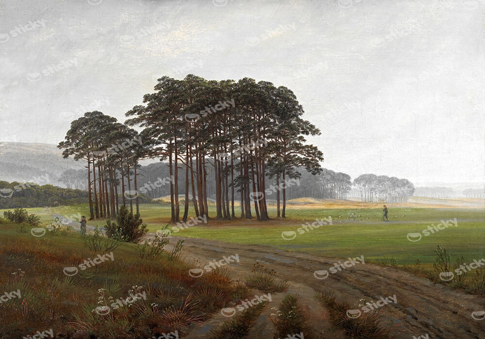 Πινακας σε καμβά CASPAR DAVID FRIEDRICH - THE MIDDAY