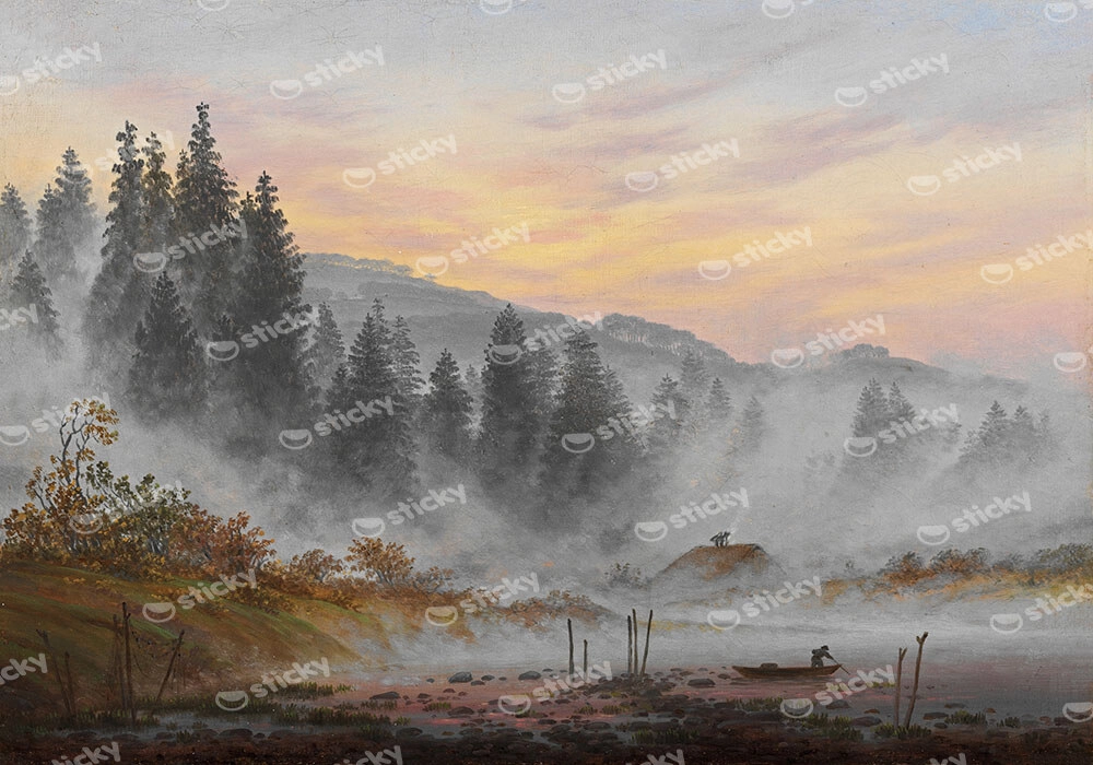 Πινακας σε καμβά CASPAR DAVID FRIEDRICH - THE MORNING