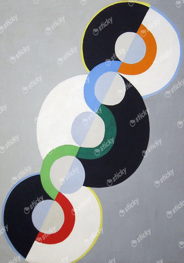 Πίνακας σε Καμβά ROBERT DELAUNAY - ENDLESS RHYTHM 2