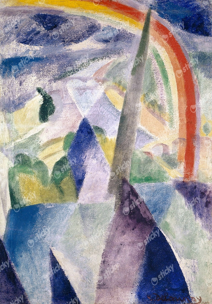 Πίνακας σε Καμβά ROBERT DELAUNAY - THE SPIRE OF NOTRE-DAME