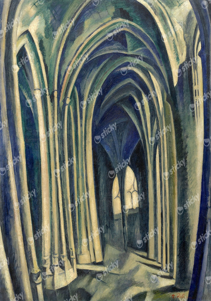 Πίνακας σε Καμβά ROBERT DELAUNAY - SAINT SEVERIN NO3