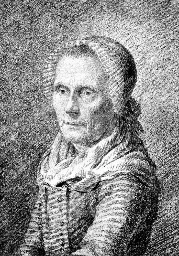 Πίνακας σε Καμβά CASPAR DAVID FRIEDRICH - PORTRAIT OF MOTHER HEIDEN