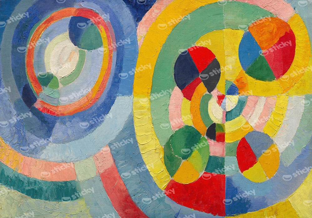 Πίνακας σε Καμβά ROBERT DELAUNAY - CIRCULAR FORMS