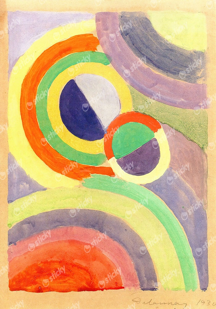 Πίνακας σε Καμβά ROBERT DELAUNAY - COMPOSITION 1930