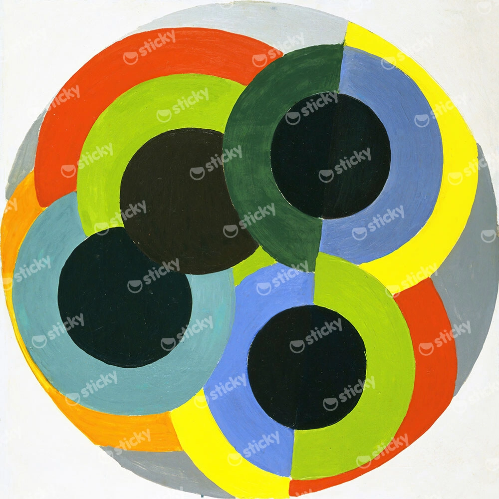 Πίνακας σε Καμβά ROBERT DELAUNAY - DISKS