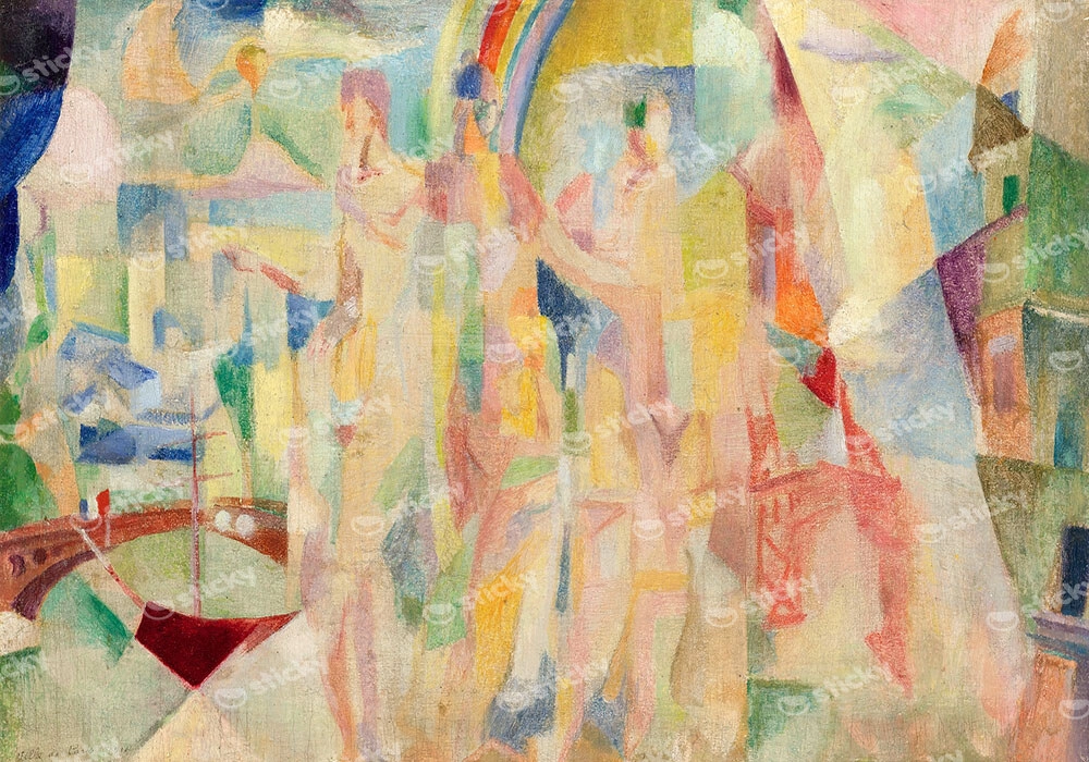 Πίνακας σε Καμβά ROBERT DELAUNAY - LA VILLE DE PARIS