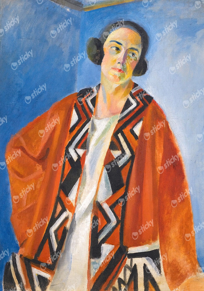 Πίνακας σε Καμβά ROBERT DELAUNAY - PORTRAIT OF HELENE MARRE