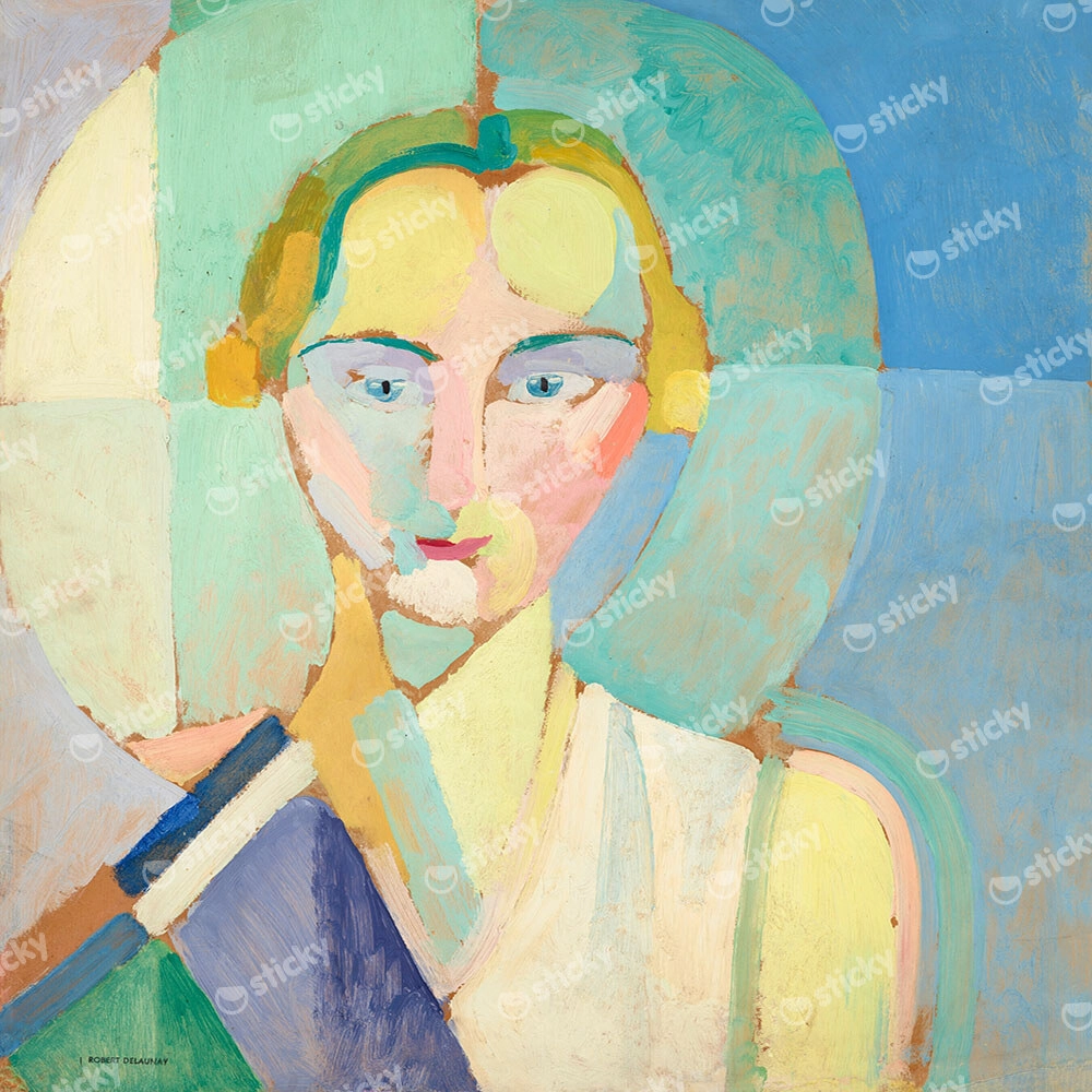 Πίνακας σε Καμβά ROBERT DELAUNAY - PORTRAIT OF MADAME HEIM