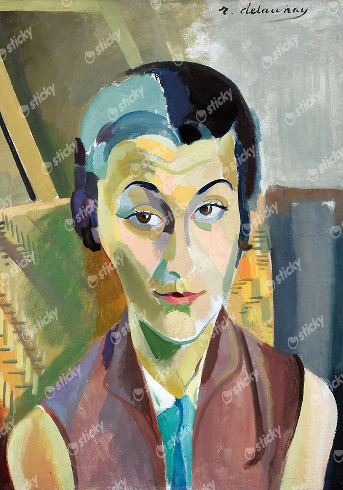 Πίνακας σε Καμβά ROBERT DELAUNAY - PORTRAIT OF MARIA LANI