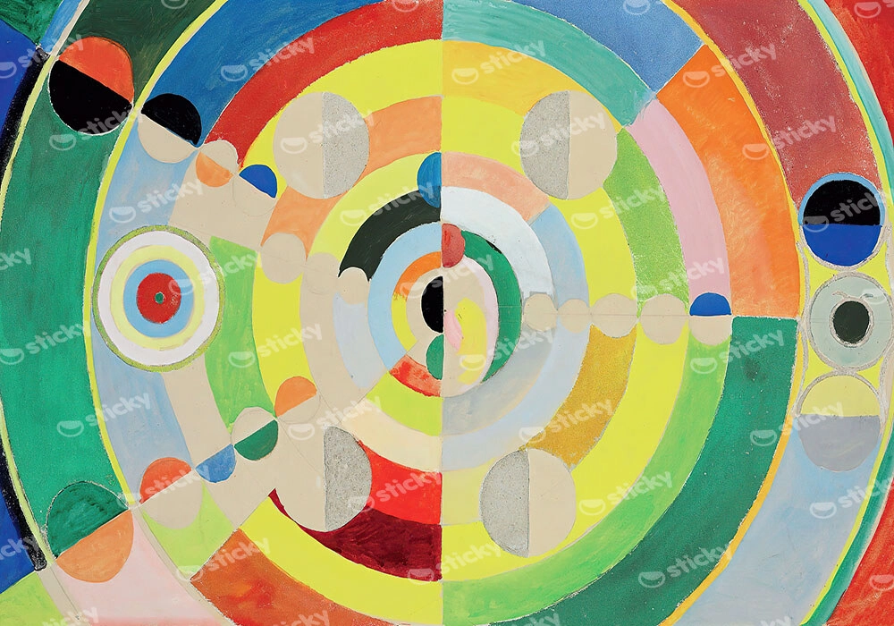 Πίνακας σε Καμβά ROBERT DELAUNAY - RELIEF DISQUES