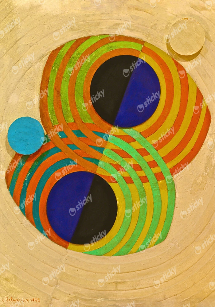 Πίνακας σε Καμβά ROBERT DELAUNAY - RELIEF RHYTHMS
