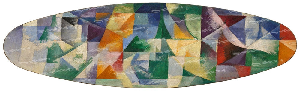 Πίνακας σε Καμβά ROBERT DELAUNAY - WINDOWS OPEN SIMULTANEOUSLY 1ST PART, 3RD MOTIF
