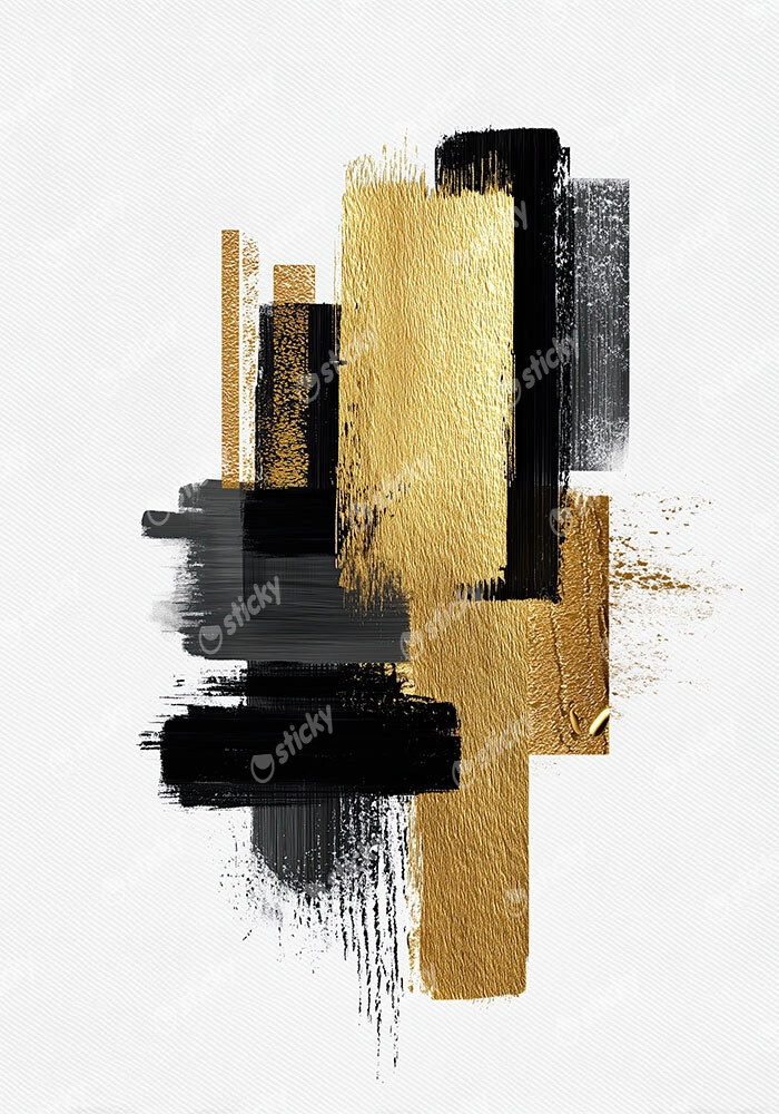 Πίνακας σε Καμβά BOHO LUXURY BRUSH STROKES