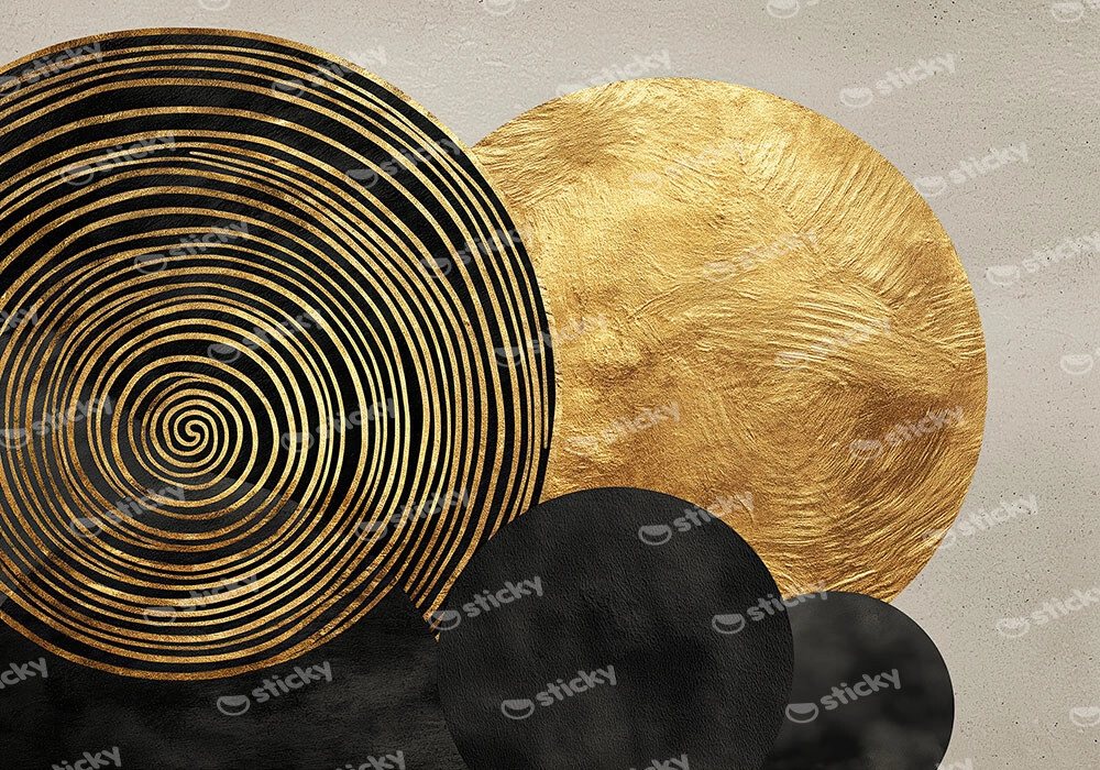 Πίνακας σε Καμβά BOHO LUXURY CIRCLES