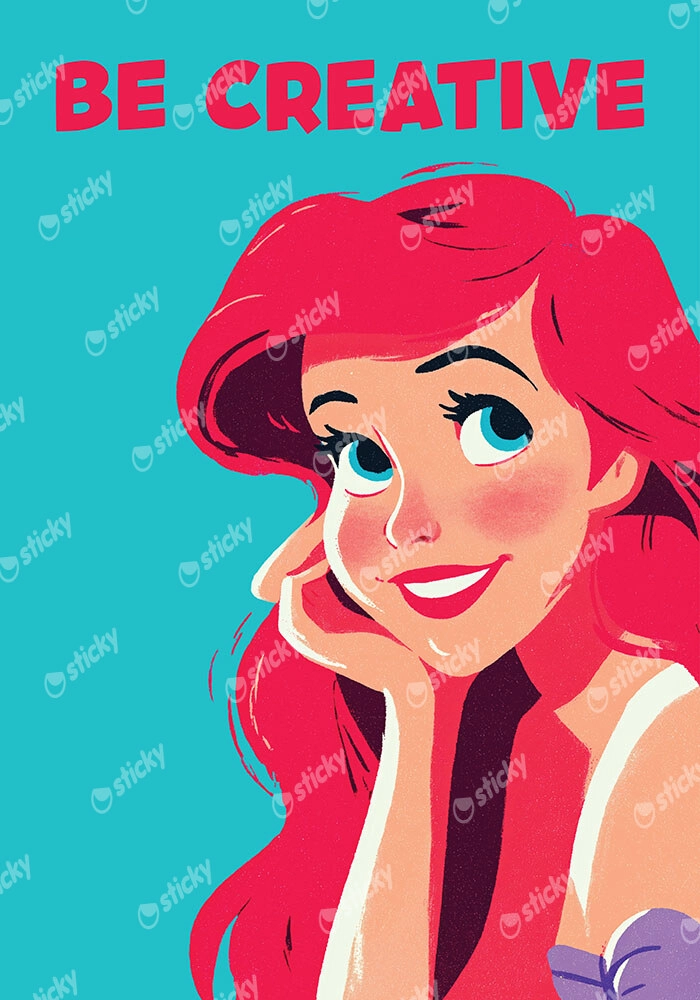 Πίνακας σε Καμβά PRINCESS BE CREATIVE