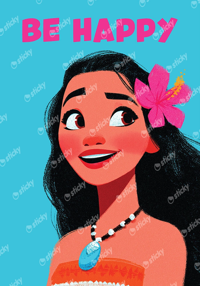 Πίνακας σε Καμβά PRINCESS BE HAPPY