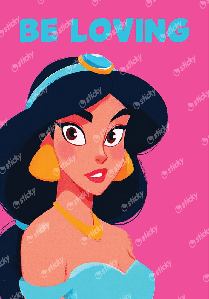 Πίνακας σε Καμβά PRINCESS BE LOVING