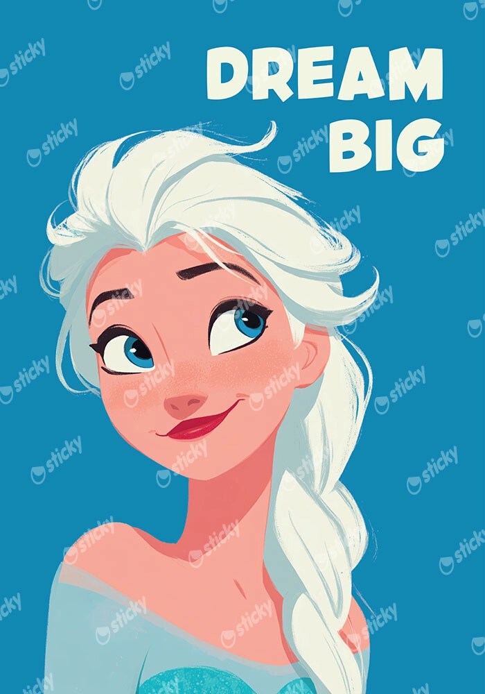 Πίνακας σε Καμβά PRINCESS DREAM BIG