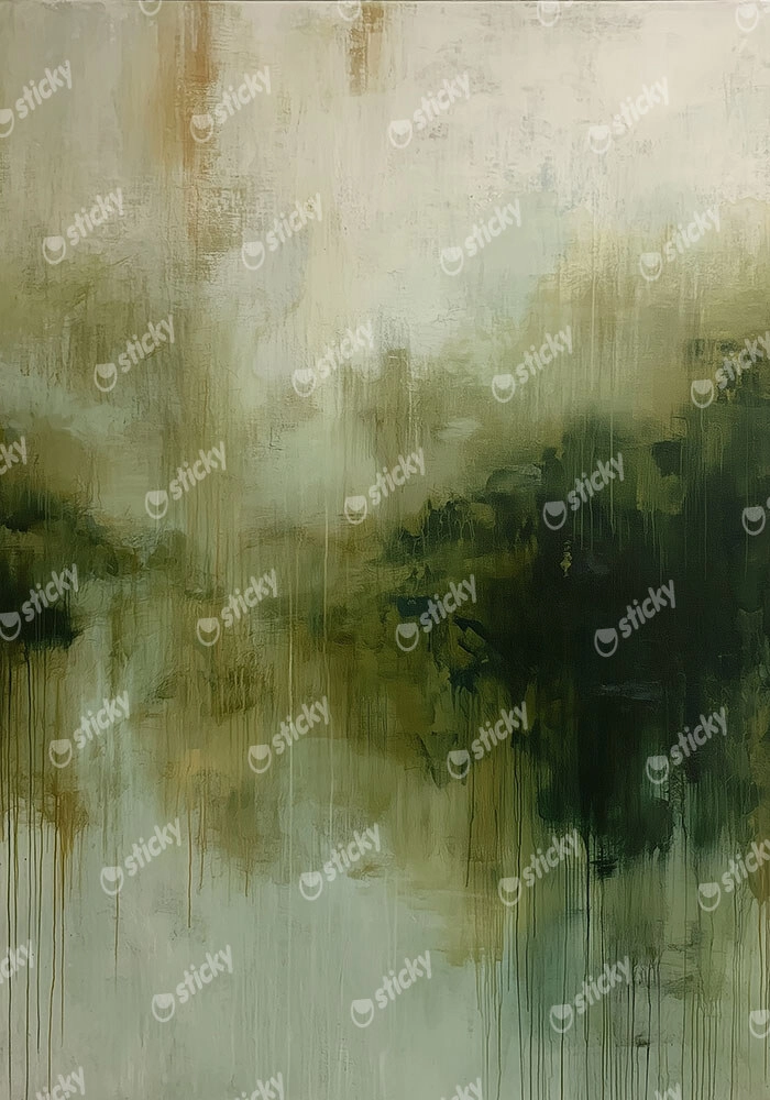 Poster ABSTRACT TEXTURED GREEN