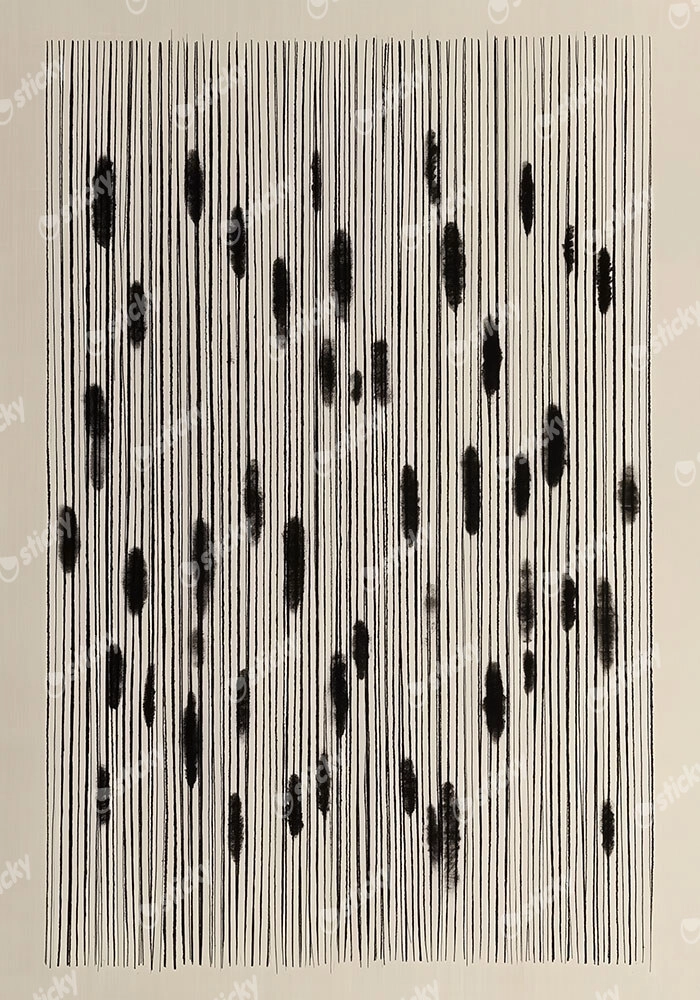 Poster ABSTRACT VERTICAL LINES BEIGE