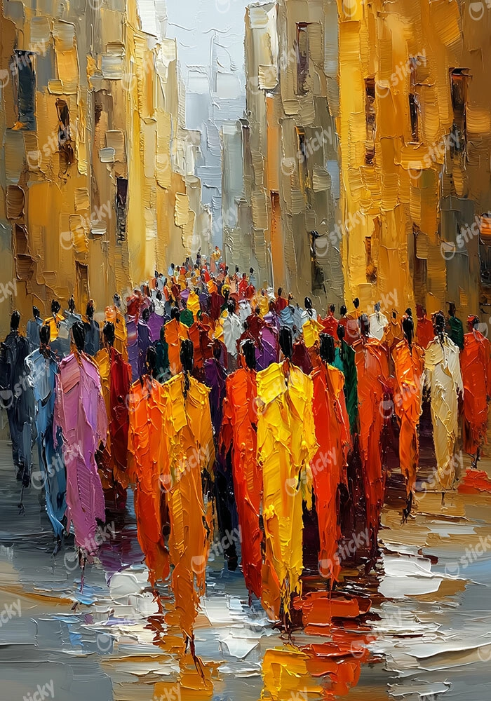 Poster AFROCENTRIC COLORFUL PEOPLE