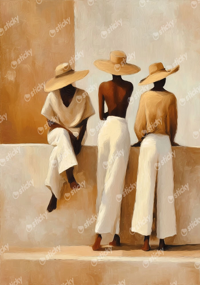 Poster AFROCENTRIC PEOPLE WITH HATS