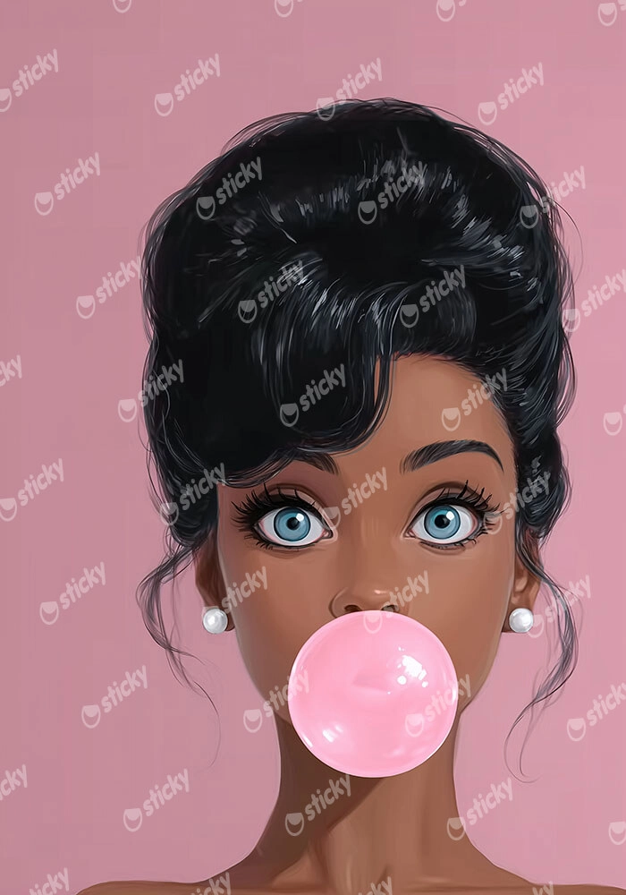 Poster AFROCENTRIC BUBBLEGUM
