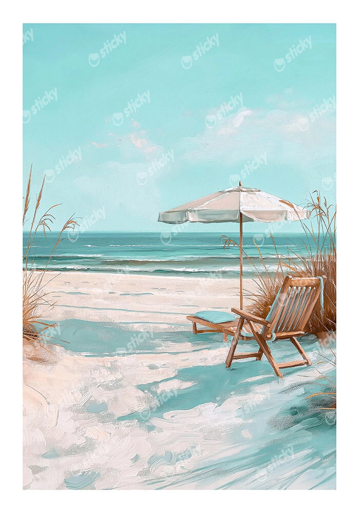 Poster VINTAGE PASTEL UMBRELLA 5