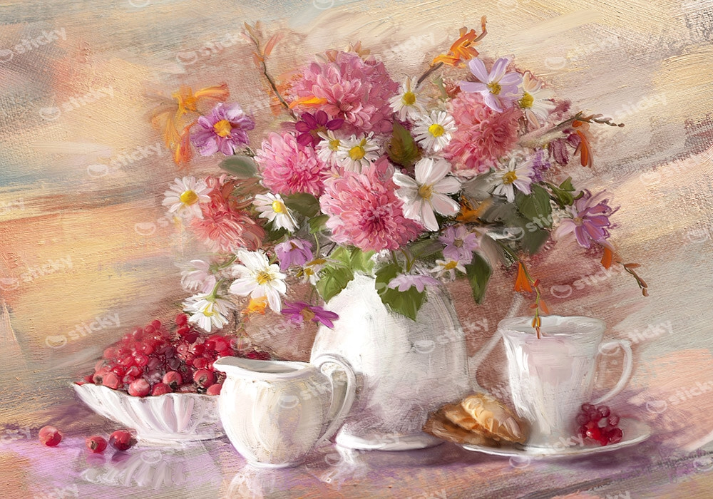 Πινακας σε καμβά FLOWERS BOUQUET