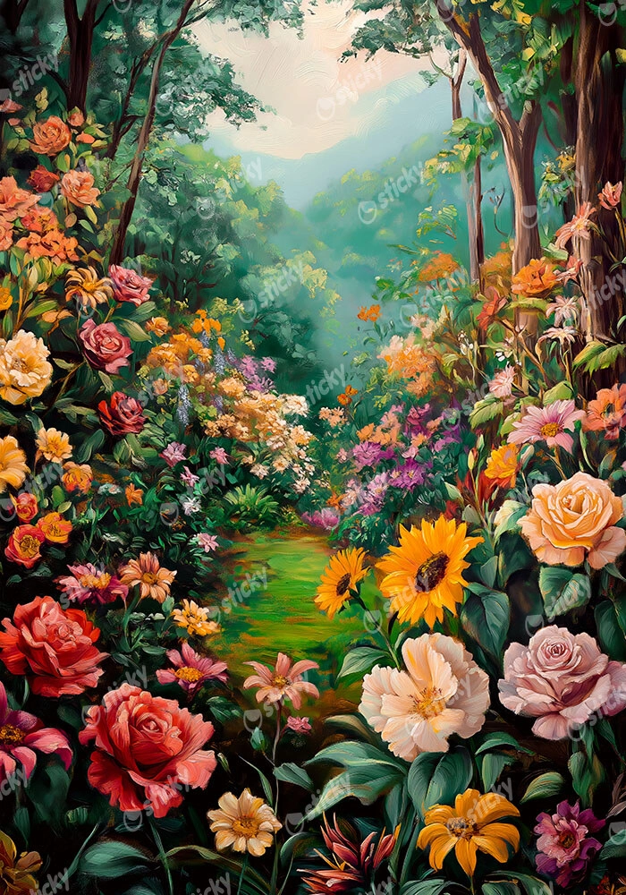 Πίνακας σε Καμβά VINTAGE PASTEL FLOWERS