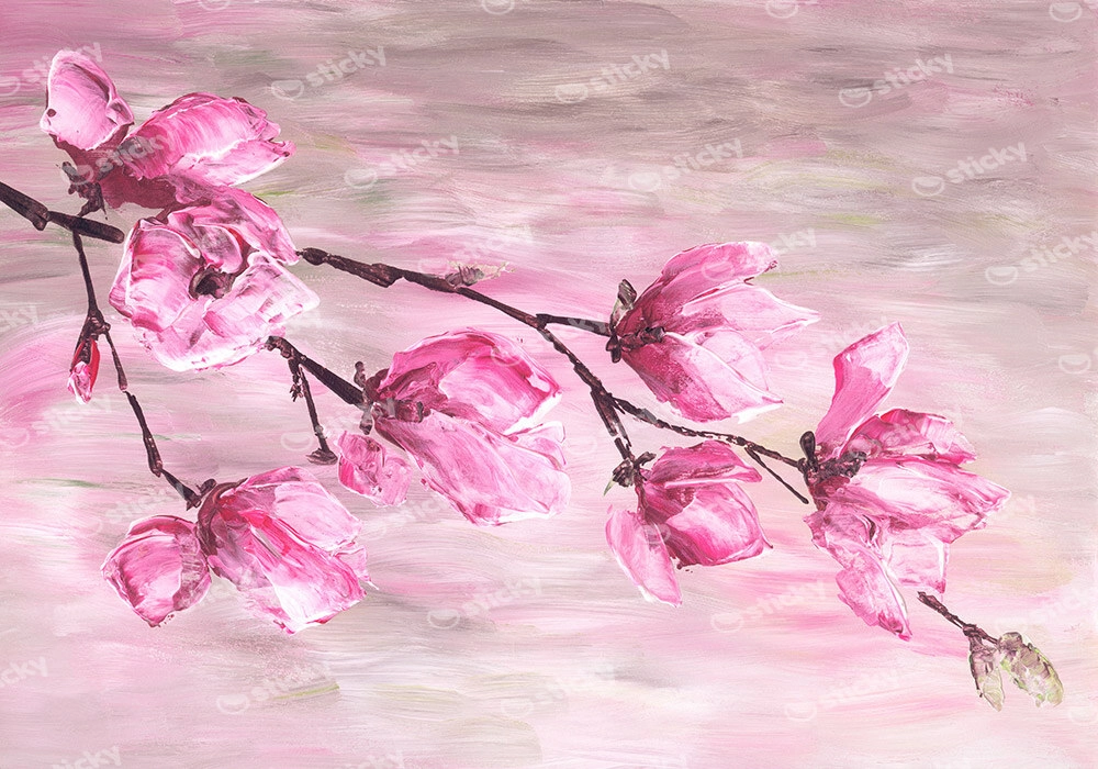 Πινακας σε καμβά MAGNOLIA BRANCH