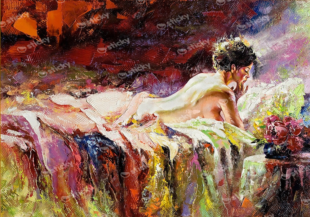 Πινακας σε καμβά NAKED GIRL