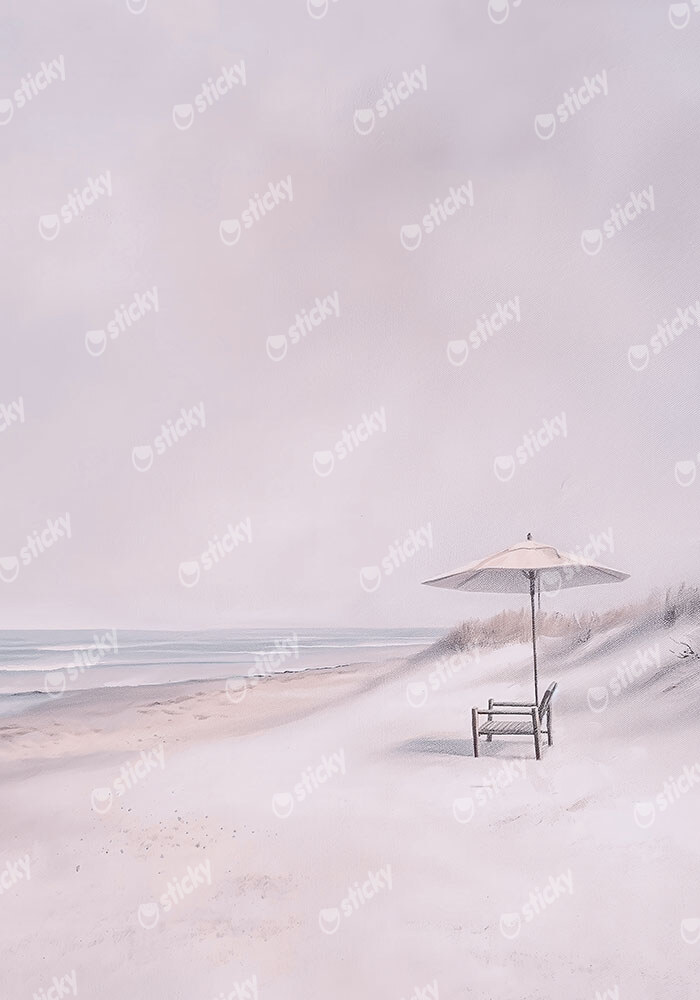 Πίνακας σε Καμβά VINTAGE PASTEL UMBRELLA 7