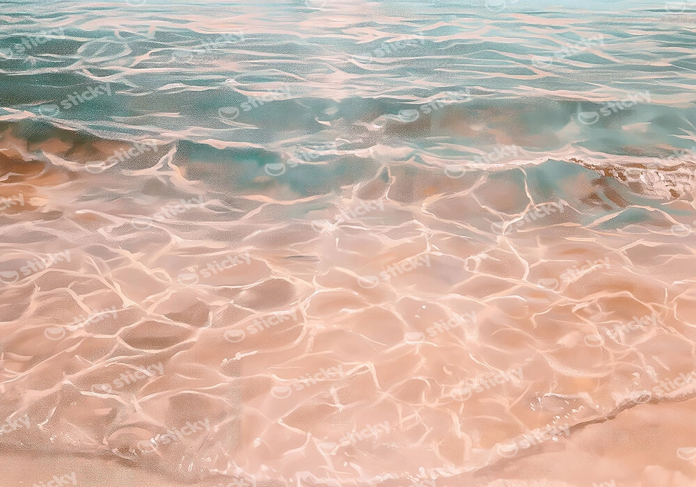Πίνακας σε Καμβά VINTAGE PASTEL CALM WATERS 2
