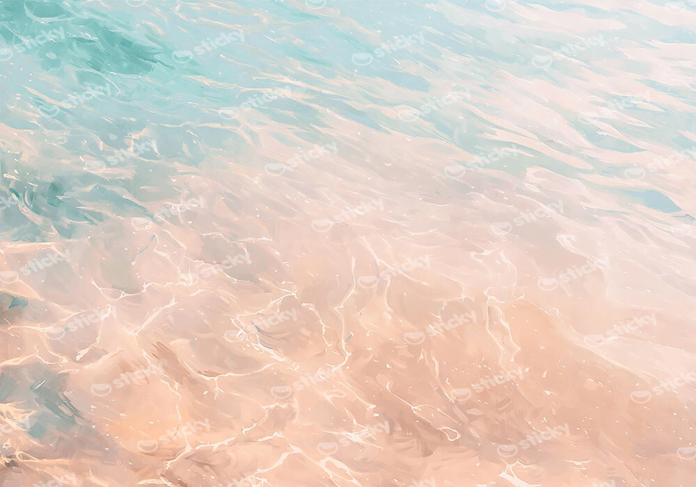 Πίνακας σε Καμβά VINTAGE PASTEL CALM WATERS