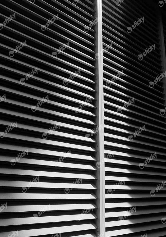 Πίνακας σε Καμβά BLACK AND WHITE ARCHITECTURAL METALLIC PANELS