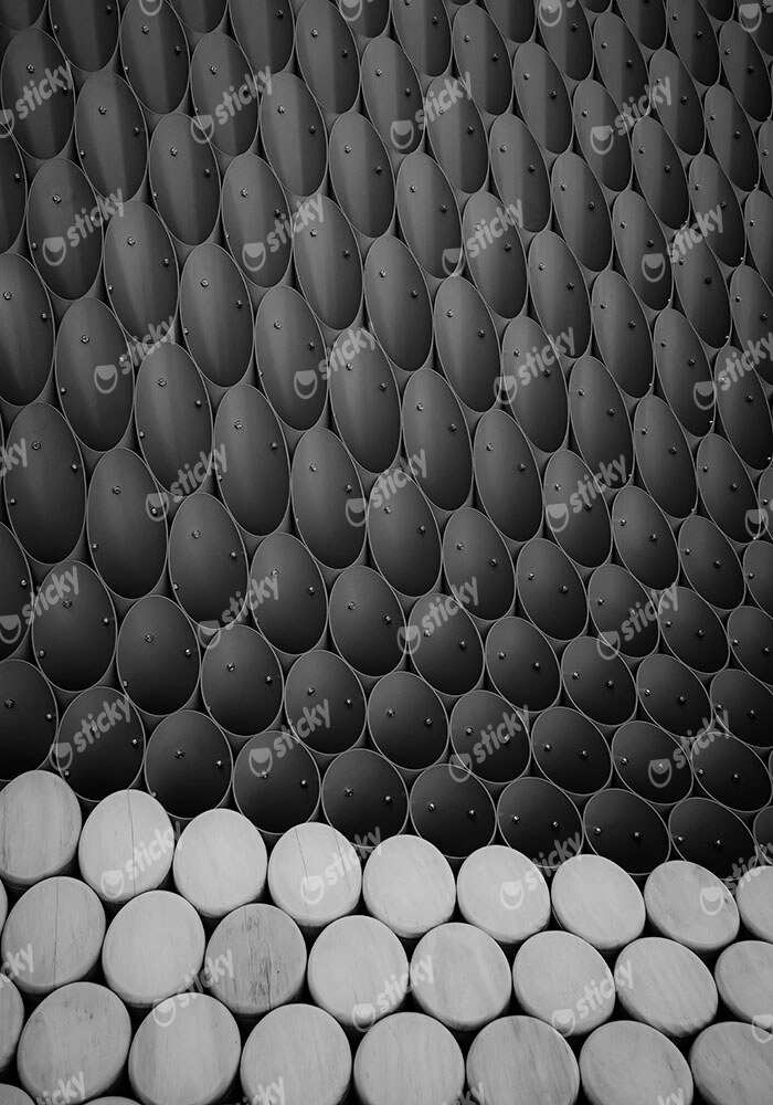 Πίνακας σε Καμβά BLACK AND WHITE ARCHITECTURAL ALIEN STRUCTURE