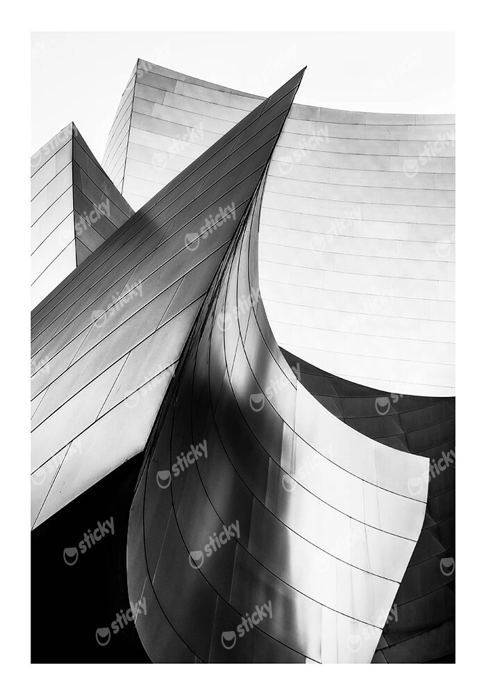 Poster BLACK AND WHITE ARCHITECTURAL EXTERIOR PANELS