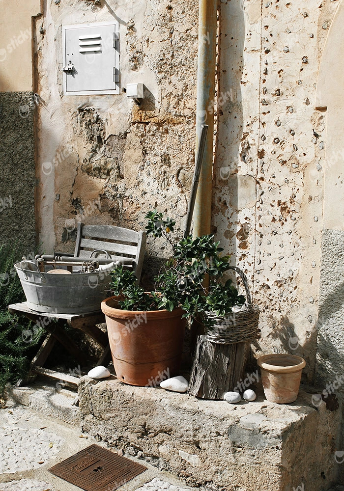 Πίνακας σε Καμβά RUSTIC FARMHOUSE CORNER