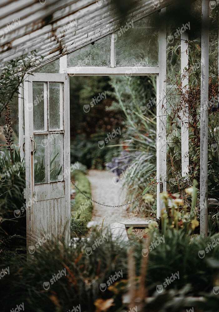 Πίνακας σε Καμβά RUSTIC FARMHOUSE DOOR 2