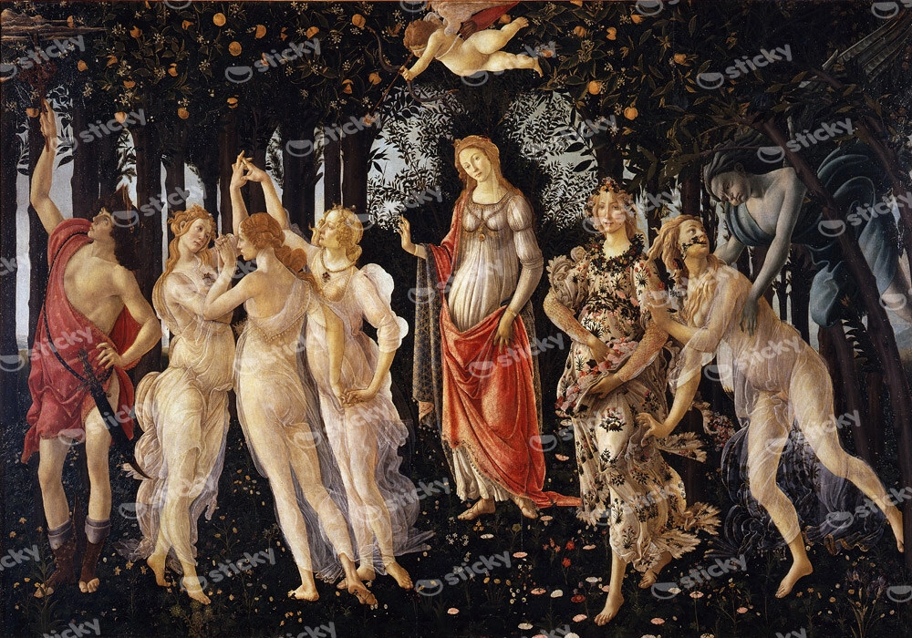Πινακας σε καμβά BOTTICELLI - PRIMAVERA